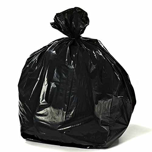 Plasticplace 55-60 Gallon Trash Bags ? 1.0 Mil ? Black Heavy Duty Garbage Can Liners ? 38 x 58 (100 Count)