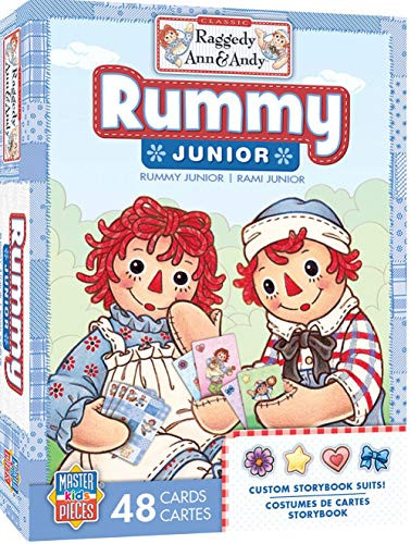 MasterPieces Raggedy Ann & Andy Rummy Junior Card Game