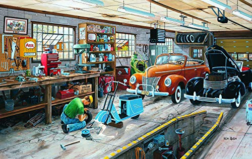 A Ford and a Cord 550 550 pc Jigsaw Puzzle by SUNSOUT INC