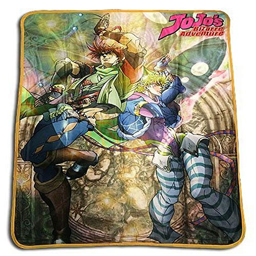 Great Eastern Entertainment JoJo's Bizarre Advanture- Group Sublimation Throw Blanket Great Eastern Entertainment JoJo's Bizarre Advanture- Group Sublimation Throw Blanket
