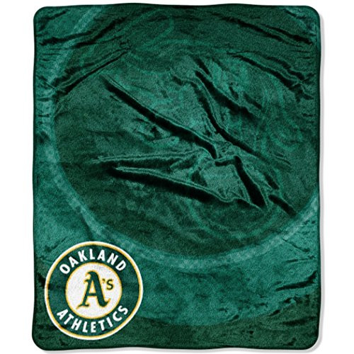 MLB Oakland Athletics "Retro" Raschel Throw Blanket, 50" x 60" MLB Oakland Athletics "Retro" Raschel Throw Blanket, 50" x 60"