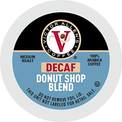 Victor Allen Coffee Decaf Donut Shop Single Serve K-Cup, 80 Count