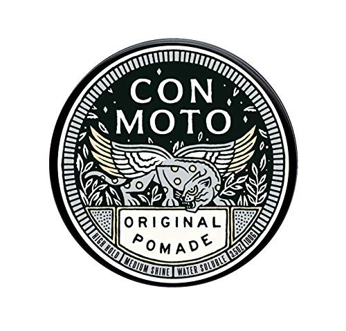 Pomade for Men - Medium Shine Finish - 2 oz Tub - Strong Hold - Styles and Repairs