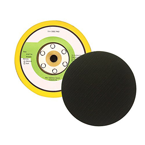 Shiningeyes Orbital Sander pad, Sanding Pads for Dual Action Air Sander 5 inch and 6 inch (5 inch)