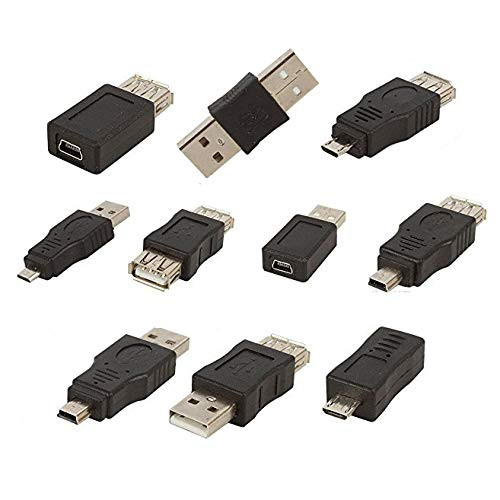 Adapter Converter USB Male to Female Micro USB OTG 5 Pin F/M Mini Changer