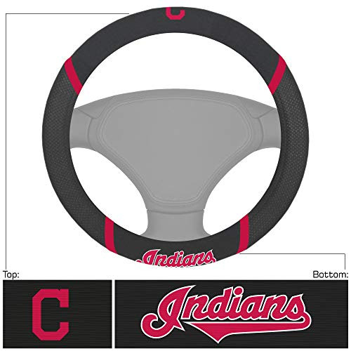 FANMATS 26565 MLB - Cleveland Indians Steering Wheel Cover