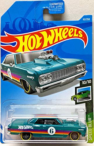 Hot Wheels 2019 Speed Blur '64 Chevy Chevelle SS 62/250, Turquoise
