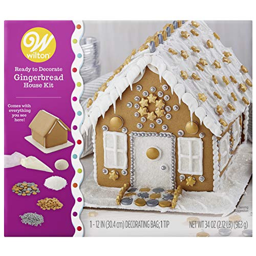 Wilton Ready-to-Decorate Dazzling Gingerbread House Decorating Kit Wilton Ready-to-Decorate Dazzling Gingerbread House Decorating Kit