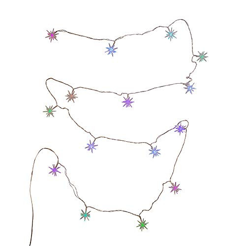 Kurt S. Adler Kurt Adler 15 Starburst with RGB LED String Light Set, Multi