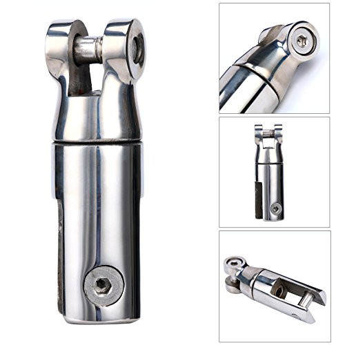 Amarine Made AISI 316 Stainless Steel Marine Boat Anchor Swivel Connector for 3/8", 1/2" Chain-CD917002