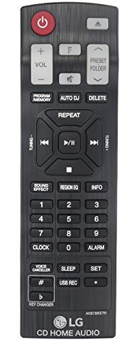 AKB73655791 Replaced Remote Control Compatible with LG Mini HI-FI Audio OM4560 OM7560