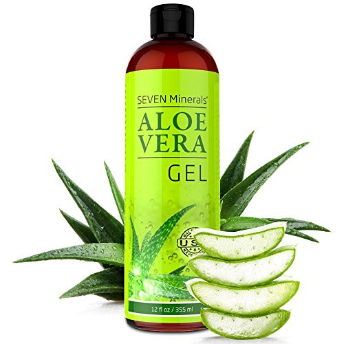 Aloe Vera Gel - 99% Organic, Big 12 oz - NO XANTHAN, so it Absorbs Rapidly with No Sticky Residue - made from REAL JUICE, NOT POWDER Aloe Vera Gel - 99% Organic, Big 12 oz - NO XANTHAN, so it Absorbs Rapidly with No Sticky Residue - made from REAL JUICE, NOT POWDER