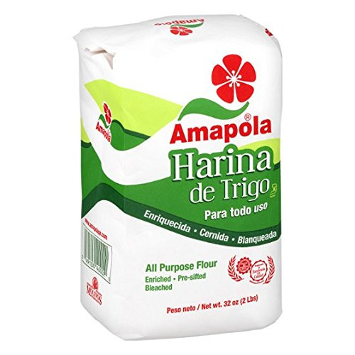 Amapola All Purpose Flour (Harina de Trigo) by Molinos de Puerto Rico - 32 oz pack (Count of 2)