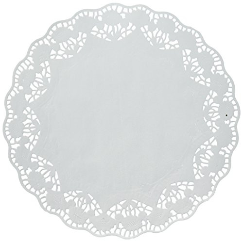 amscan White Round Doilies | Party Supply | 192 Ct.