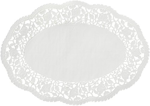 amscan White Oval Doilies | Party Supply | 216 Ct.