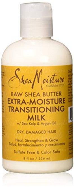 SheaMoisture Raw Shea Butter Extra-Moisture Transitioning Milk, 8 Ounce SheaMoisture Raw Shea Butter Extra-Moisture Transitioning Milk, 8 Ounce