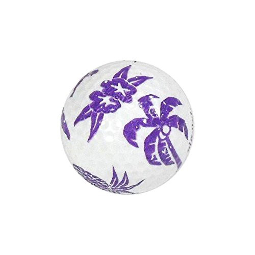Golf Balls, Nitro Novelty Flower, 3 Pack, Blue