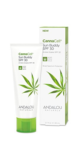 Andalou Naturals Cannacell Sun Buddy Facial SPF 30, 2.7 Ounce
