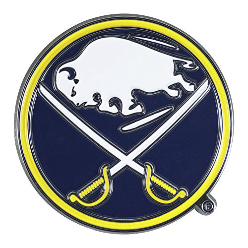 FANMATS NHL - Buffalo Sabres Metal 3D Color Emblem 3"x3"