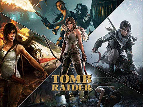 Tomb Raider Backdrop Video Game Backdrop Party Photo Studio Booth Background Props Gaming Boy Game On Birthday Party Decorations Banner