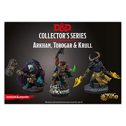 D&D Avernus Miniatures Arkhan Torogar & Krull (3 figs)