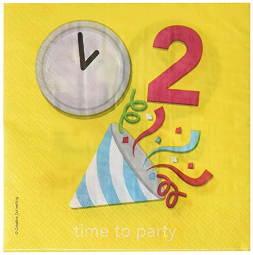 Creative Converting Show Your Emojions Luncheon Napkins Party Supplies, Multicolor