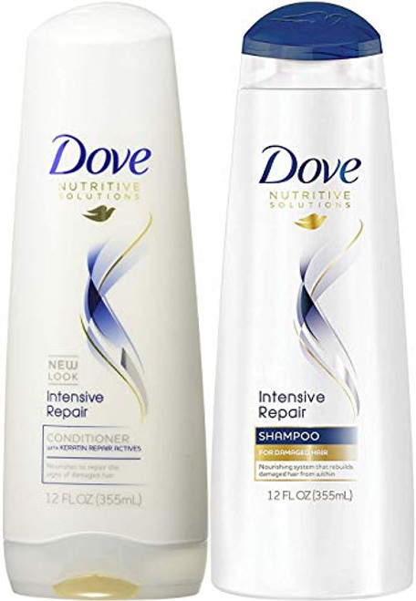 (Duo Set) Dove Damage Therapy Intensive Repair, Shampoo & Conditioner, 12 Oz. bottles (Duo Set) Dove Damage Therapy Intensive Repair, Shampoo & Conditioner, 12 Oz. bottles