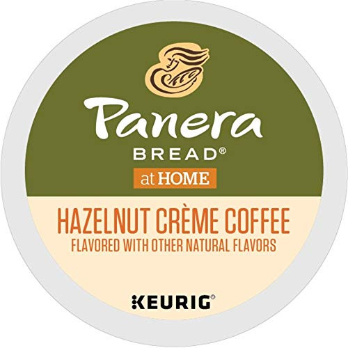 Panera Bread Hazelnut Crème, Single-Serve Keurig K-Cup Pods, Flavored Light Roast Coffee, 32 Count Panera Bread Hazelnut Crème, Single-Serve Keurig K-Cup Pods, Flavored Light Roast Coffee, 32 Count