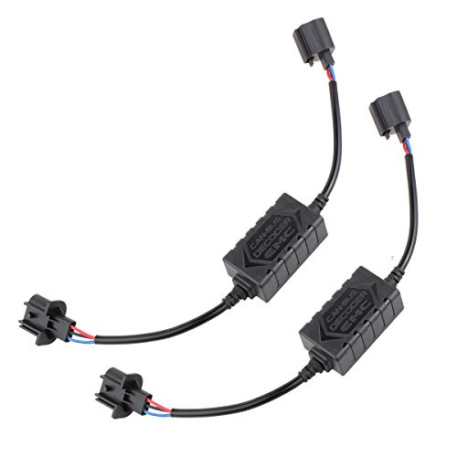 TOMALL H13 9008 Decoder CAN-BUS EMC Warning Error Free Warning Canceller Capacitor Anti-flicker Resistor harness for LED Headlight Systems