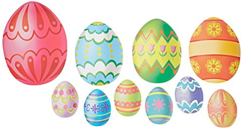 Easter Egg Cutouts   (10/Pkg)