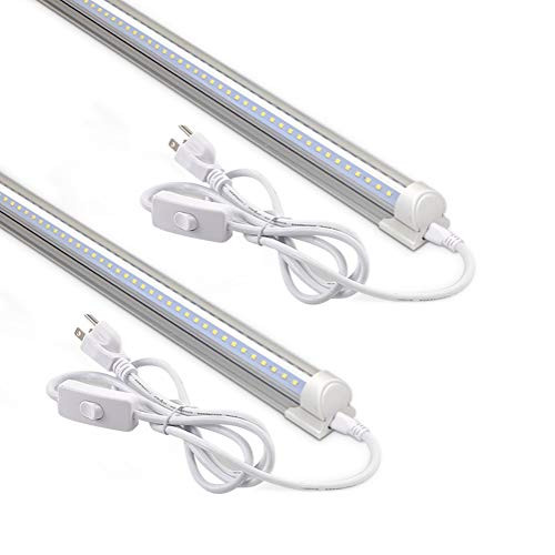 Barrina LED Shop Light 2ft, 20W 2500LM 5000K, T8 LED Light Fixture, Clear Cover, Ceiling and Utility Shop Light, Linkable Tube Lights, Shop Lights for Room, Garage, Workbench, Warehouse, 2-Pack Barrina LED Shop Light 2ft, 20W 2500LM 5000K, T8 LED Light Fixture, Clear Cover, Ceiling and Utility Shop Light, Linkable Tube Lights, Shop Lights for Room, Garage, Workbench, Warehouse, 2-Pack