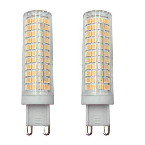 LXcom G9 LED Corn Bulb Dimmable 2 Pack 15W LED Bulb 120 Watt Equivalent Bulb 136 LEDs Warm White 3000K G9 Bi-Pin Base 1500LM for Home Lighting