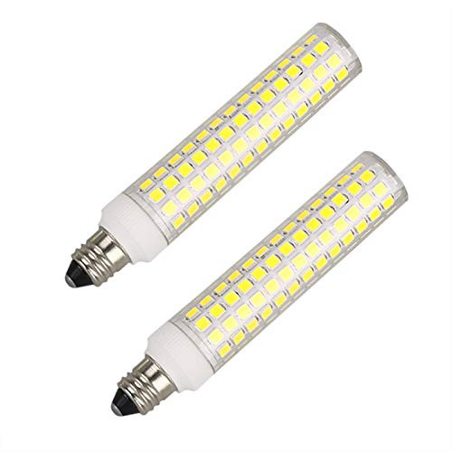 10W E11 Dimmable LED Bulb, E11 Mini Candelabra Base, 100W 120W Halogen Bulbs Equivalent, E11 Base JD T3 Bulb,2 Packs Cool White