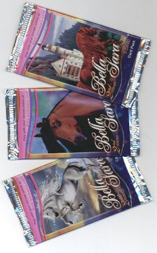 Bella Sara 2nd Series Trading Cards Unopened Pack (5 cards/pack)- 3 PACK LOT