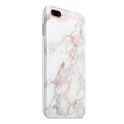uCOLOR for iPhone 6s Plus / 6 Plus Case iPhone 8 Plus/7 Plus (fit for iPhone 5.5") Rose Pink Marble Ultra Slim Soft TPU Dual Layer Protective Case for iPhone 6 Plus /6s Plus/7 Plus/8 Plus