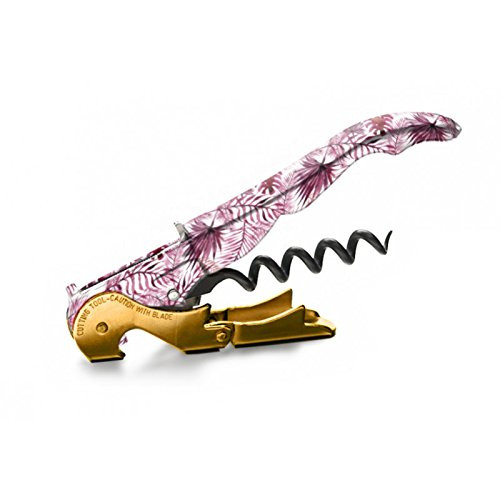 Pulltap's Genuine Collection Floral 900 Double-Hinged Lever Waiters Wine Corkscrew Bottle Opener (Hawaian)