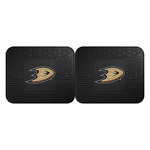 Fanmats 12419 NHL Anaheim Ducks Rear Second Row Vinyl Heavy Duty Utility Mat, (Pack of 2) Fanmats 12419 NHL Anaheim Ducks Rear Second Row Vinyl Heavy Duty Utility Mat, (Pack of 2)