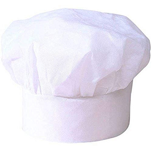 Amscan 25070 White Chef's Hat | Adult Size | 1ct