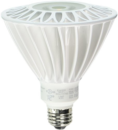 TCP LED23E26P3830KFLND LED PAR38 - 120 Watt Equivalent (23w) Bright White (3000K) Non Dimmable PAR Flood Light Bulb TCP LED23E26P3830KFLND LED PAR38 - 120 Watt Equivalent (23w) Bright White (3000K) Non Dimmable PAR Flood Light Bulb