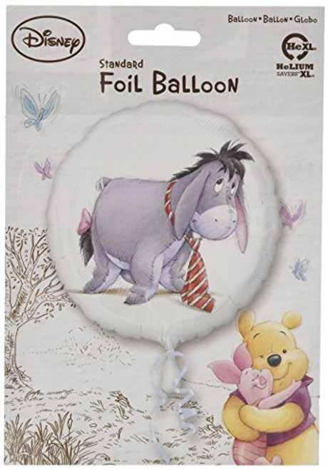 Anagram 18" Disney Winnie The Pooh Eyor Foil Balloon, Multicolor Anagram 18" Disney Winnie The Pooh Eyor Foil Balloon, Multicolor