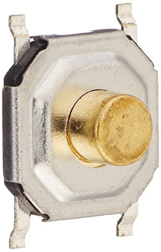 Uxcell SMD SMT Momentary Tact Tactile Push Button Switch, 4 x 4 x 2.5mm