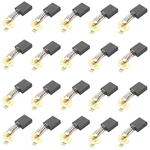 Rannb Carbon Brush Repair Parts DC Electric Motor Carbon Brush 18mm x 17mm x 7mm - Pack of 20 Rannb Carbon Brush Repair Parts DC Electric Motor Carbon Brush 18mm x 17mm x 7mm - Pack of 20