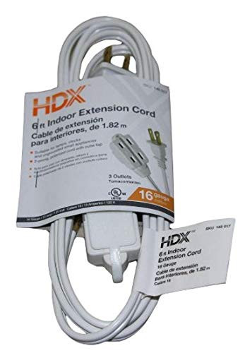 HDX 6 Ft. 16/2 Cube Tap Extension Cord HD#145-017