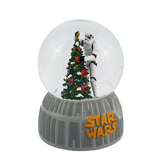 Kurt Adler 100mm Musical Stormtrooper Decorating Christmas Tree Waterglobe (SW8162)