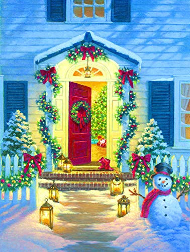 Christmas Porch 500 pc Jigsaw Puzzle by SUNSOUT INC