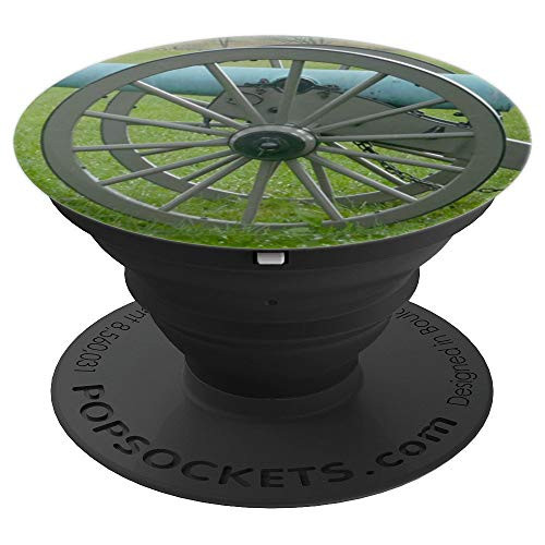 Civil War Cannon Wheel Gettysburg PopSockets Grip and Stand for Phones and Tablets