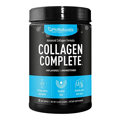 Hydrolyzed Collagen Complete Protein Powder  Kosher and Grass Fed Beef | Non-GMO Paleo & Keto Friendly | Anti-Aging Peptides | Diet Booster | Bone Joints Support | Organic Supplement [Unflavored]