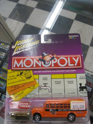 Johnny Lightning Monopoly Get Out of Jail Free '56 Chevy Bus