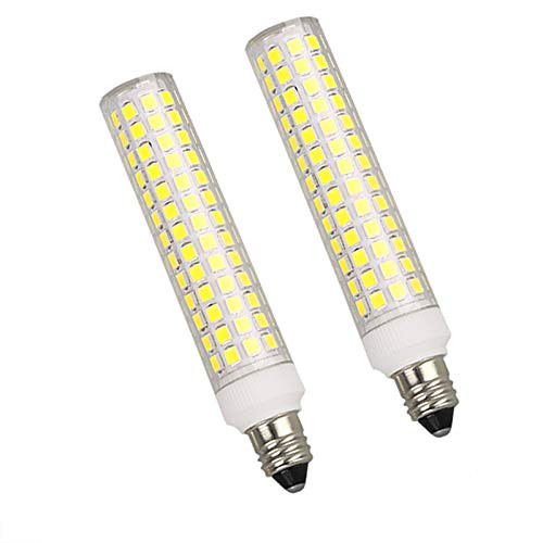 New LED E11 Bulb, 10W E11 Light Bulbs Equivalent 100WHalogen Bulb, Dimmable AC110V-120V/130V JD T3/T4 Mini Candelabra Base LED E11 Bulb, Daylight White 6000K(2pack) New LED E11 Bulb, 10W E11 Light Bulbs Equivalent 100WHalogen Bulb, Dimmable AC110V-120V/130V JD T3/T4 Mini Candelabra Base LED E11 Bulb, Daylight White 6000K(2pack)