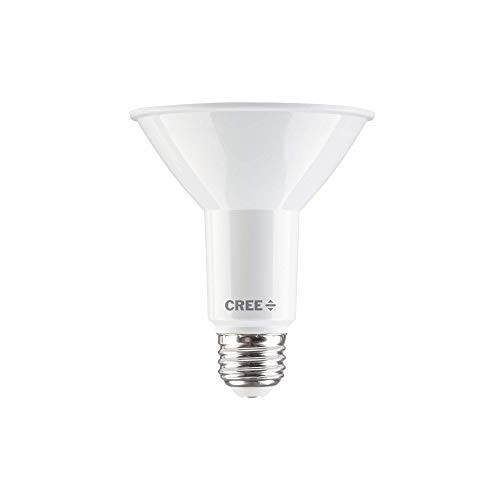 Cree Lighting PAR30L-75W-P1-30K-15SP-E26-U1 Pro Series PAR30 Long Neck Indoor Flood 75W Equivalent LED Bulb (Dimmable) 1050, lumens, Bright White 3000K